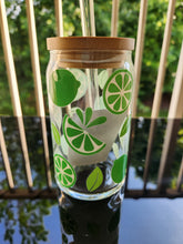 Load image into Gallery viewer, Glass Can Cups w/ lid & glass straw (PART 1)
