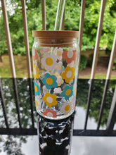 Load image into Gallery viewer, Glass Can Cups w/ lid & glass straw (PART 1)