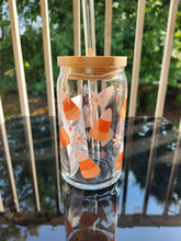 Load image into Gallery viewer, Glass Can Cups w/ lid & glass straw (PART 1)