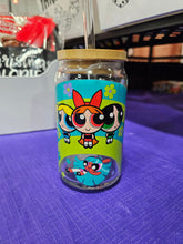 Load image into Gallery viewer, Glass Can Cups w/ lid & glass straw (PART 1)
