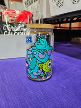 Load image into Gallery viewer, Glass Can Cups w/ lid & glass straw (PART 1)