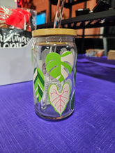 Load image into Gallery viewer, Glass Can Cups w/ lid & glass straw (PART 1)