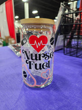Load image into Gallery viewer, Glass Can Cups w/ lid & glass straw (PART 1)