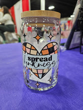Load image into Gallery viewer, Glass Can Cups w/ lid & glass straw (PART 1)