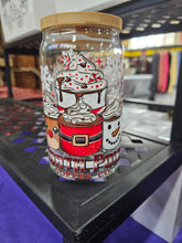 Load image into Gallery viewer, Glass Can Cups w/ lid & glass straw (PART 1)