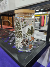 Load image into Gallery viewer, Glass Can Cups w/ lid & glass straw (PART 1)