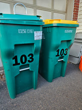 Load image into Gallery viewer, Trashcan Vinyl House Numbers
