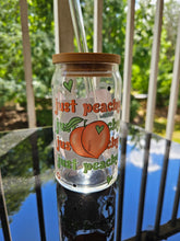 Load image into Gallery viewer, Glass Can Cups w/ lid & glass straw (PART 1)