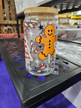 Load image into Gallery viewer, Glass Can Cups w/ lid & glass straw (PART 1)