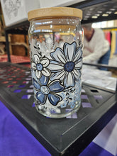 Load image into Gallery viewer, Glass Can Cups w/ lid & glass straw (PART 1)