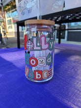 Load image into Gallery viewer, Glass Can Cups w/ lid & glass straw (PART 1)
