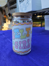Load image into Gallery viewer, Glass Can Cups w/ lid & glass straw (PART 1)