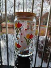 Load image into Gallery viewer, Glass Can Cups w/ lid & glass straw (PART 1)