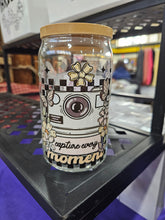 Load image into Gallery viewer, Glass Can Cups w/ lid & glass straw (PART 1)