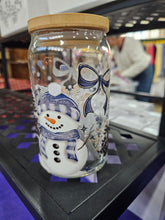 Load image into Gallery viewer, Glass Can Cups w/ lid & glass straw (PART 1)