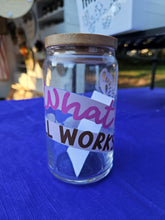 Load image into Gallery viewer, Glass Can Cups w/ Glass Straw & Lid (PART 2)