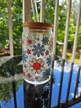 Load image into Gallery viewer, Glass Can Cups w/ lid & glass straw (PART 1)