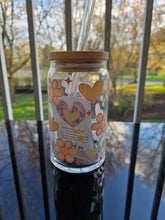 Load image into Gallery viewer, Glass Can Cups w/ lid & glass straw (PART 1)