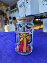 Load image into Gallery viewer, Glass Can Cups w/ lid & glass straw (PART 1)