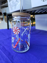 Load image into Gallery viewer, Glass Can Cups w/ lid & glass straw (PART 1)