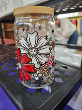 Load image into Gallery viewer, Glass Can Cups w/ lid & glass straw (PART 1)