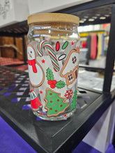 Load image into Gallery viewer, Glass Can Cups w/ lid & glass straw (PART 1)