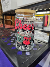 Load image into Gallery viewer, Glass Can Cups w/ lid & glass straw (PART 1)