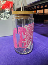 Load image into Gallery viewer, Glass Can Cups w/ lid & glass straw (PART 1)