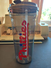 Load image into Gallery viewer, Plastic Water Bottle with Straw