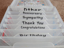 Load image into Gallery viewer, Greeting Card Box Container