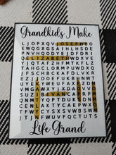 Load image into Gallery viewer, Glass Framed Personalized Word Search