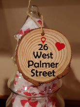 Load image into Gallery viewer, Double Sided Wood Slice Ornaments