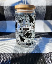 Load image into Gallery viewer, Glass Can Cups w/ lid & glass straw (PART 1)