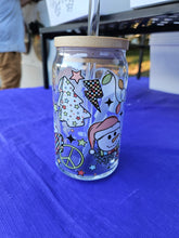 Load image into Gallery viewer, Glass Can Cups w/ lid &amp; glass straw (PART 1)
