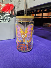 Load image into Gallery viewer, Glass Can Cups w/ Glass Straw &amp; Lid (PART 2)
