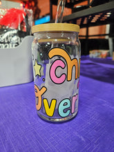 Load image into Gallery viewer, Glass Can Cups w/ Glass Straw &amp; Lid (PART 2)
