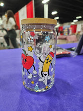Load image into Gallery viewer, Glass Can Cups w/ Glass Straw &amp; Lid (PART 2)
