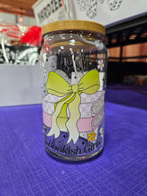 Load image into Gallery viewer, Glass Can Cups w/ Glass Straw &amp; Lid (PART 2)
