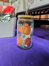 Load image into Gallery viewer, Glass Can Cups w/ Glass Straw &amp; Lid (PART 2)
