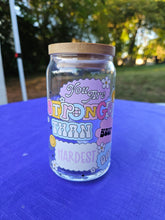 Load image into Gallery viewer, Glass Can Cups w/ Glass Straw &amp; Lid (PART 2)
