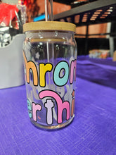 Load image into Gallery viewer, Glass Can Cups w/ Glass Straw &amp; Lid (PART 2)
