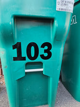 Load image into Gallery viewer, Trashcan Vinyl House Numbers
