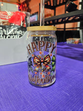 Load image into Gallery viewer, Glass Can Cups w/ Glass Straw &amp; Lid (PART 2)
