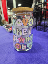 Load image into Gallery viewer, Glass Can Cups w/ Glass Straw &amp; Lid (PART 2)
