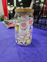 Load image into Gallery viewer, Glass Can Cups w/ Glass Straw &amp; Lid (PART 2)
