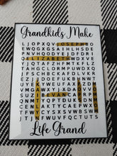 Load image into Gallery viewer, Glass Framed Personalized Word Search

