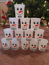 Load image into Gallery viewer, Snowman Cup with Name
